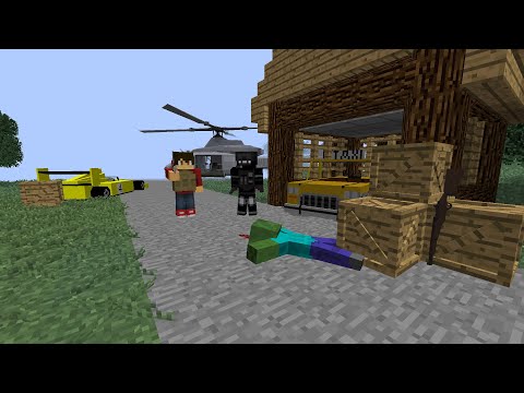 Видео: я нашёл выжившего. 4 часть 2 сезона зомби апокалипсис в майнкрафт