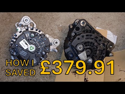 Видео: Замена генератора VW Golf - Mk5 1.4 TSI GT #diymechanic #vwgolf #projectcars