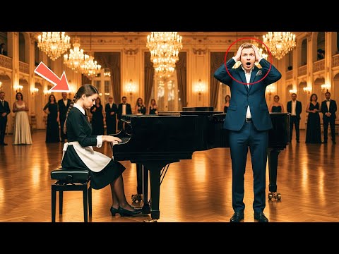 Видео: Миллиардер заставил официантку сыграть на рояле, чтобы унизить её — но её талант потряс всех