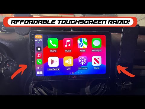 Видео: Установка радиоприемника AINAVI Jeep с 10-дюймовым сенсорным экраном