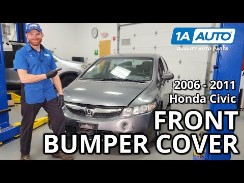 Видео: Как заменить передний бампер Honda Civic 2006-2011