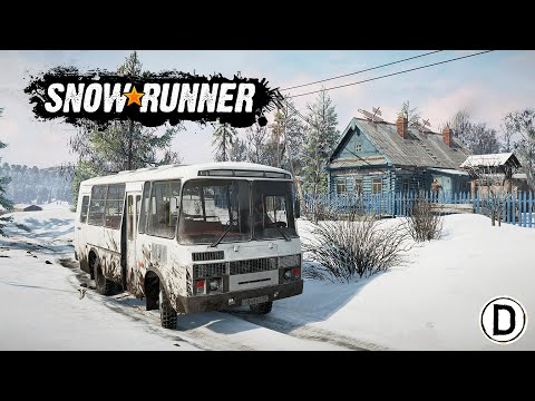 Видео: Возвращаемся в Колхоз - Мод карта Зима в Колхозе - SnowRunner