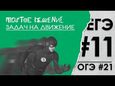 Видео: Текстовые задачи на движение по прямой. Простой способ решения || ЕГЭ 2021 || ОГЭ 2021