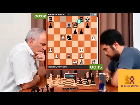Видео: Бриллианты! Гарри Каспаров vs Хикару Накамура