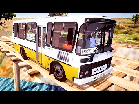 Видео: Ранний ПАЗ 3205R в Proton Bus Simulator CE Extremo