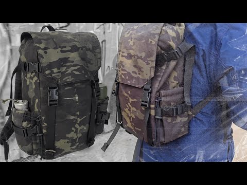 Видео: Небольшой рюкзак из кордуры на утяжке чёрный мультикам