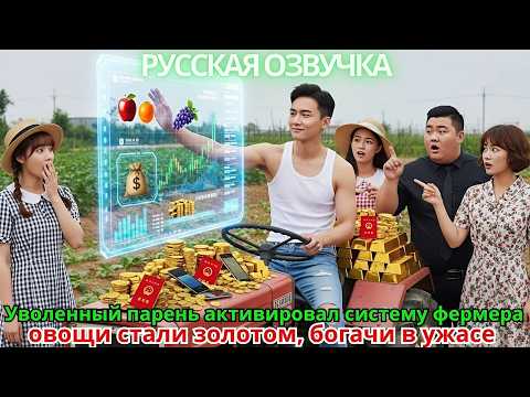 Видео: Уволенный парень активировал систему фермера — овощи стали золотом, богачи в ужасе!