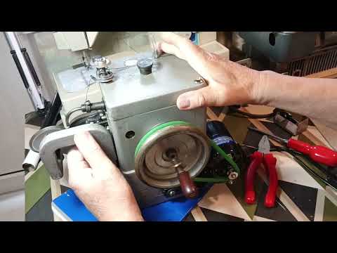 Видео: Ремонт и наладка скорняжной машины "Руно" Беларусь