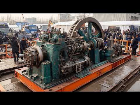 Видео: Как огромные стационарные двигатели обеспечивали промышленность на протяжении столетия. Документа...