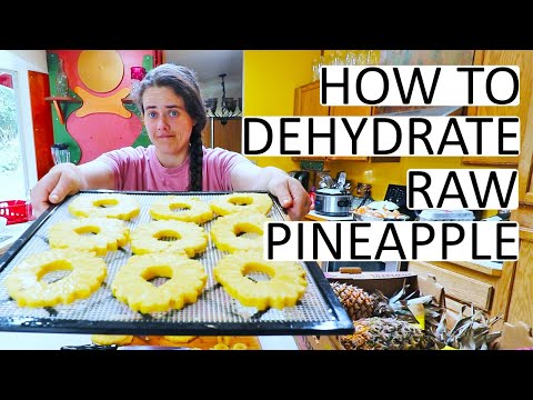 Видео: Как высушить ананас и сохранить его сырым