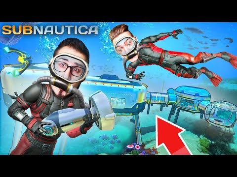 Видео: НАЧАЛО СТРОЙКИ ПОДВОДНОЙ БАЗЫ! ВЫЖИВАНИЕ В КООП В SUBNAUTICA #3
