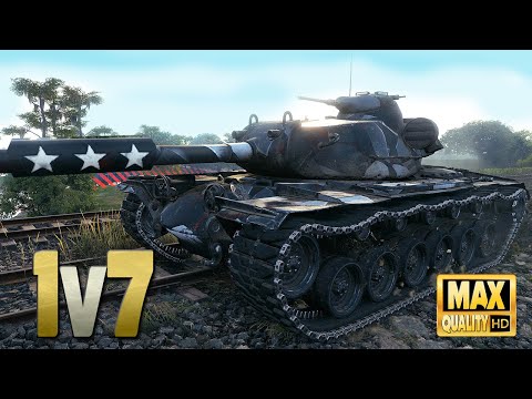 Видео: T110E5: Профессиональный игрок в одиночку против 7 - World of Tanks