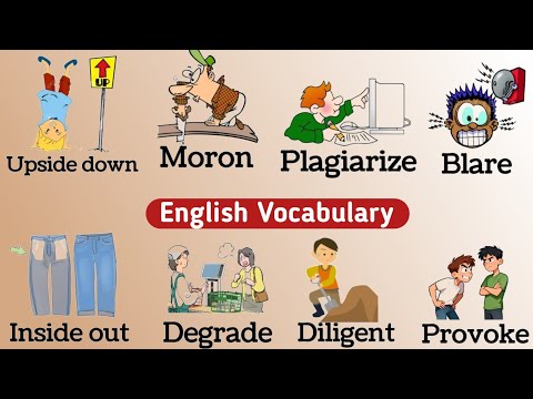 Видео: Английская лексика для повседневной жизни с примерами || Английская лексика и слова