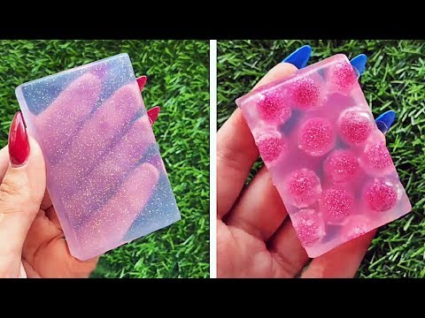 Видео: Асмр мыло резки | Удовлетворительное видео [ASMR] #36