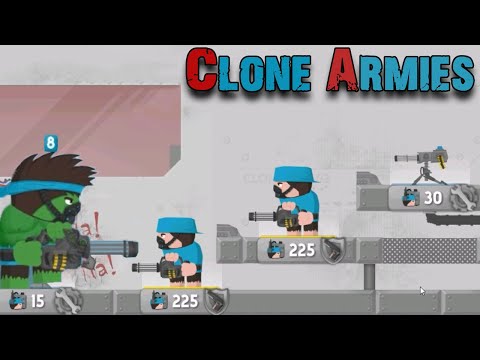 Видео: Два Гиганта! Супер тактика - Clone Armies Tactical Army Game