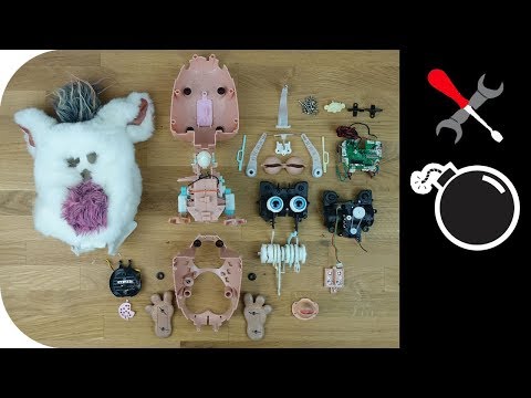 Видео: Механическая разборка Furby - Nightmare Fuel....