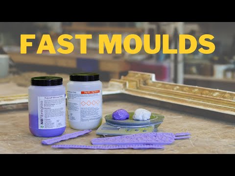 Видео: Силиконовые формы для реставрации рам.