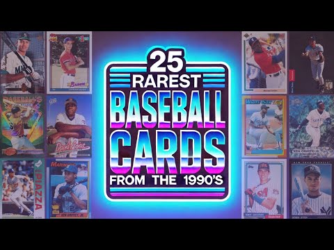 Видео: 25 РЕДЧАЙШИХ бейсбольных карточек 1990-х годов (очень ценные)
