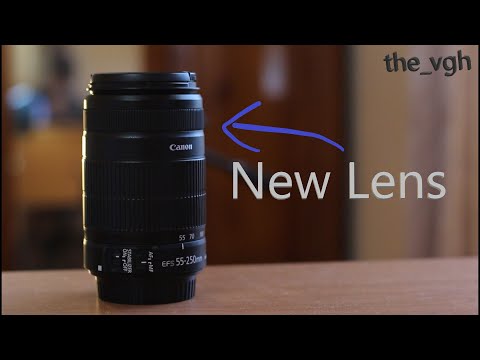 Видео: Обзор объектива canon 55-250mm is II | мой новый телевик!