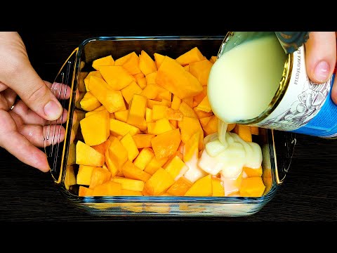 Видео: Вместо Конфет! Взбейте сгущенку с тыквой! Вкуснейший осенний десерт без выпечки!