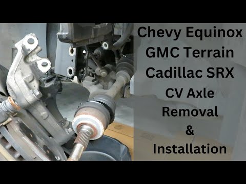 Видео: Снятие и установка моста CV Chevy Equinox, GMC Terrain и Cadillac SRX V6 Экономьте деньги!!