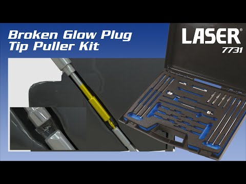 Видео: 7731: Мастер-комплект для снятия сломанного наконечника свечи накаливания M8, M9 и M10