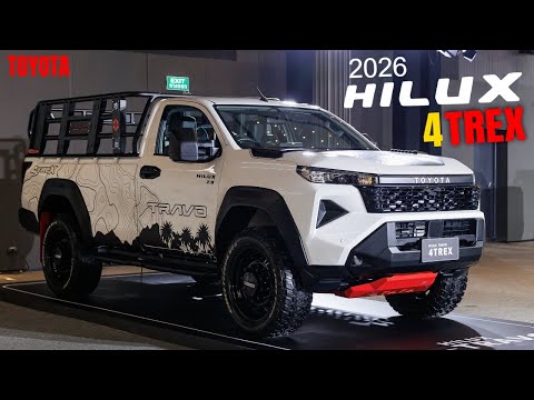 Видео: Toyota Hilux Travo Standard Cab 4TREX 2.8 (МКПП) 2026 года выпуска