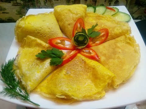 Видео: Блинчики без муки.  3 начинки.