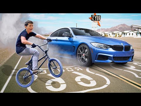 Видео: Бмх пен машинаға қарсы жарыстым