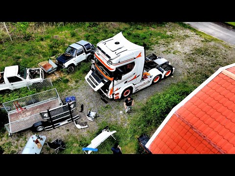 Видео: Топовый интерьер Scania S580 V8! Дворовой тюнинг который уделает СЕРВИС!