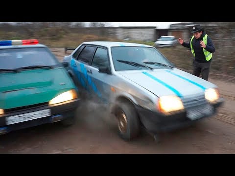 Видео: АВАРИЯ С МАШИНОЙ ДПС! ГАИ В ШОКЕ!