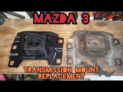 Видео: Как заменить крепление коробки передач/водительской стороны на Mazda 3 2012 года