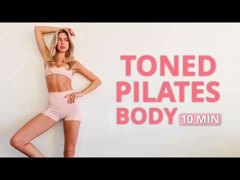 Видео: 10 МИН. ТРЕНИРОВКА ПИЛАТЕСОМ ВСЕГО ТЕЛА для тонуса и моделирования вашего тела (дома)