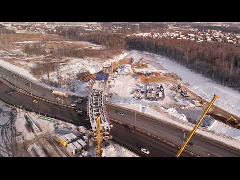 Видео: Юго-Восточная хорда (ЮВХ) - От Южного Бутово до Павелецкого направления ж/д  9-10 уч. (04.12.2022)