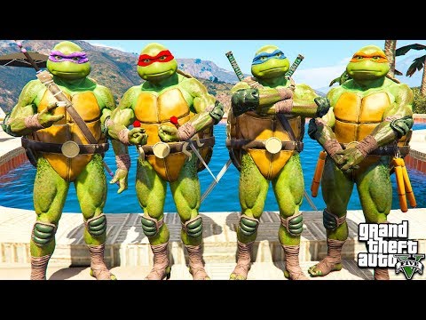 Видео: ЧЕРЕПАШКИ НИНДЗЯ ПРОТИВ БЭТМЕНА В ГТА 5 МОДЫ! ОБЗОР МОДА В GTA 5! ИГРЫ ГТА ВИДЕО MODS