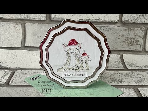 Видео: Простая… Фигурная открытка # craftaddictionuk# Код купона .. Susan5