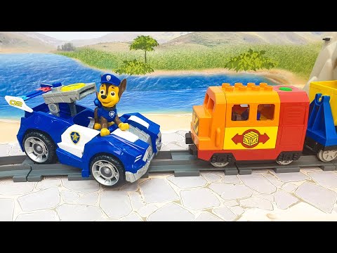 Видео: Мультики с игрушками Щенячий патруль - Автосалон.