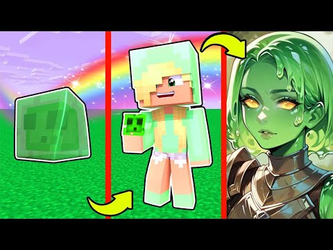 Видео: КАК МЕНЯЛАСЬ ДЕВУШКА СЛАЙМ МУТАНТ И ЕЕ ЖИЗНЕННЫЙ ЦИКЛ В МАЙНКРАФТ! ЭВОЛЮЦИЯ MINECRAFT ТРОЛЛИНГ НУБ