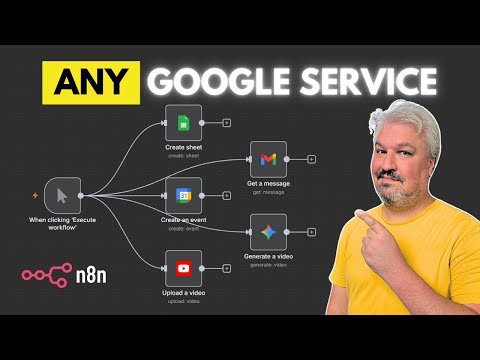 Видео: Как подключить сервисы Google к n8n (пошаговое руководство)