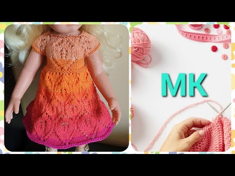 Видео: Платье "Листопад" для куклы Лоренс 42 см* Мастеркласс*