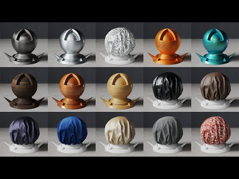 Видео: Материалы Corona Scanned MTL | Chaos Scans и Cosmos Browser