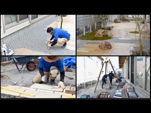 Видео: Шедевр Японского Садового Дизайна | Каменная Работа, Мох и Современный Дзэн