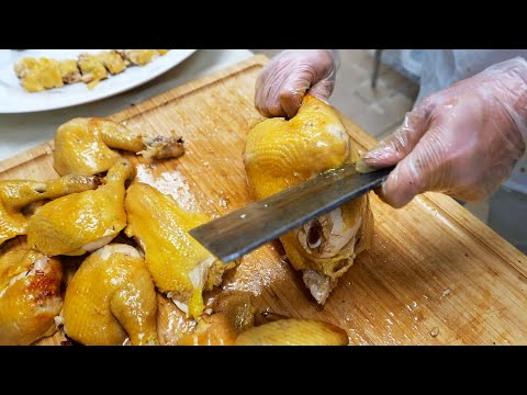 Видео: Нью-Йорк еда - Гигантский Курица Запечённая на Соли Бруклин Америка