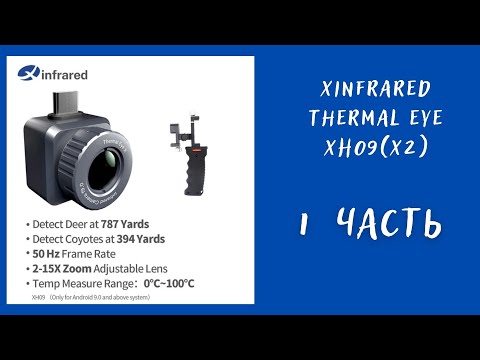 Видео: Тепловизор: Xinfrared thermal eye  XH09(X2)  - в работе.
