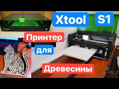 Видео: Такого ВЫ НЕ Видели. XTOOL S1 Лазерный  Гравер для крупного формата. ЛАЗЕРНЫЙ Принтер для Древесины