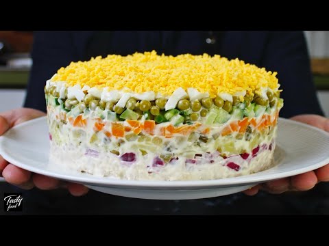 Видео: Салат "Оливье" Вкусный Домашний Рецепт!