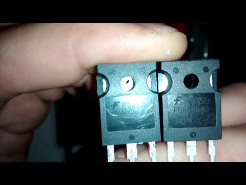 Видео: Поддельные транзисторы из Китая: FGH60N60SMD