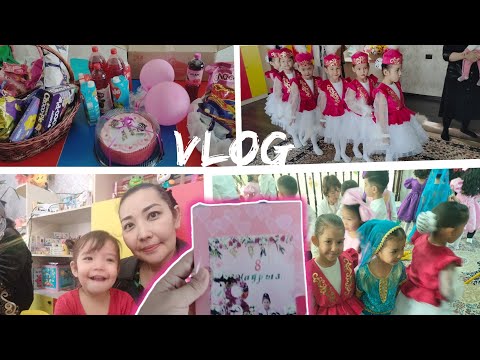 Видео: VLOG Аналарды жылатқан сәт🥹🥹Аяла өлең айтады, би билейді. Цветная вечеринка🌈🌈