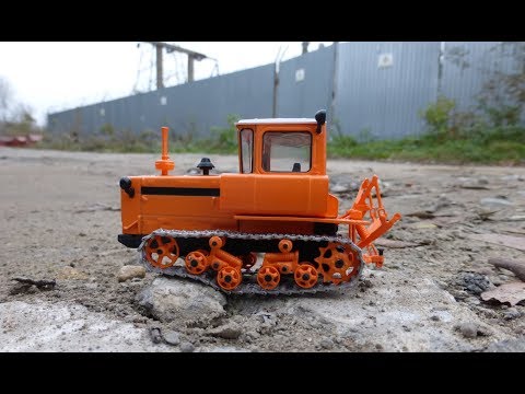 Видео: Как сделать РУ трактор ДТ-75 в масштабе 1:43