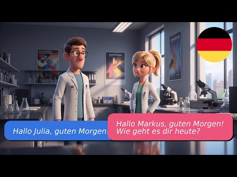 Видео: Изучайте немецкий язык через диалоги | 5 простых диалогов на немецком языке A1 A2